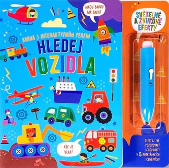 Kniha s interaktivním perem Hledej vozidla Kniha s interaktivním perem Hledej vozidla