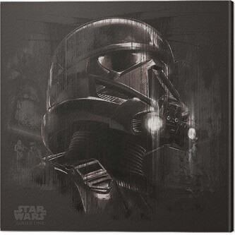 Obraz na plátně Star Wars: Rogue One - Death Trooper Black, 2 cm - 40×40 cm