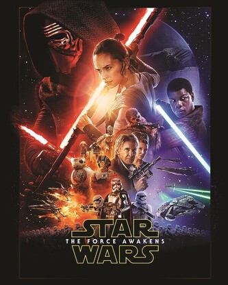 Obraz na plátně Star Wars: Episode VII - One Sheet, 2 cm - 40×50 cm