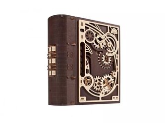 Ugears 3D dřevěné mechanické puzzle Kniha tajemství