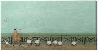 Obraz na plátně Sam Toft - Moses Follows that Picnic Basket, 2 cm - 60×30 cm