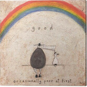 Obraz na plátně Sam Toft - Good. Occasionally Poor At First, 2 - 30×30 cm