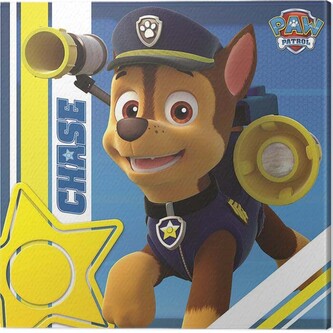 Obraz na plátně Paw Patrol - Chase on Patrol, 2 - 40×40 cm