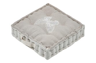 Sedací polštář na zem BUTINE NATUREL 45x45 cm France