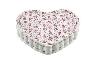 Sedací polštář na zem GINNY růžová 40x40x8 cm France