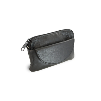 Kožená klíčenka Arwel 0365­ - černá