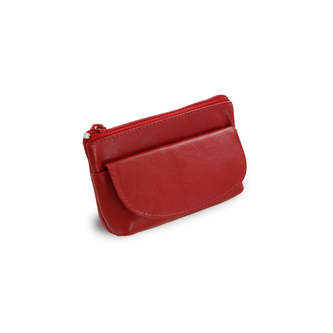 Kožená klíčenka Arwel 0369­ - červená