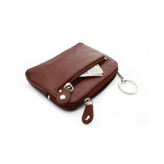 Kožená klíčenka Arwel 8104­ - hnědá