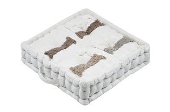 Sedací polštář na zem JOANNY naturel 45x45 cm France