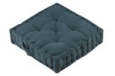 Sedací polštář na zem COLINE petrolejová 45x45 cm France