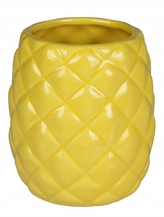 Koupelnový keramický set PINEAPPLE žlutá Mybesthome