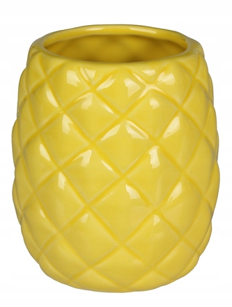 Koupelnový keramický set PINEAPPLE žlutá Mybesthome