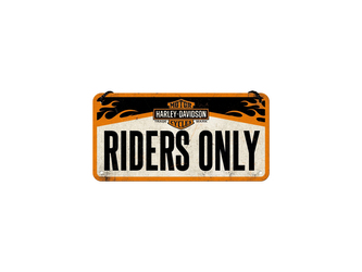 Nekupto Závěsná cedule Harley-Davidson Riders Only NA28003