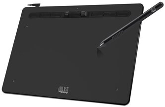 Adesso CYBERTABLET K10/ grafický tablet 10” x 6”/ 8192 úrovní tlaku/ 6 programovatelných tlačítek/ scroll kolečko/ USB- Adesso CYBERTABLET K10/ grafický tablet 10” x 6”/ 8192 úrovní tlaku/ 6 programovatelných tlačítek/ scroll kolečko/ USB-