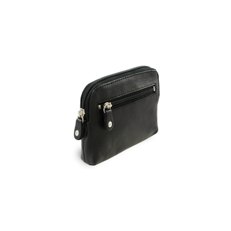 Kožená klíčenka Arwel 8104­ - černá