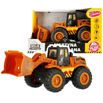 Buldozer se světlem a zvukem