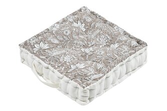 Sedací polštář na zem BIBURY naturel 45x45 cm France