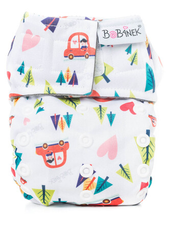 Bobánek Novorozenecká AIO plenka suchý zip - Autíčko