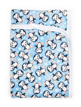 Bobánek Přebalovací podložka extra jemná - Tučňáci 75 x 75 cm jemný PUL