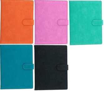 Kalendarz 2025 A5 dzienny z zapięciem neon mix