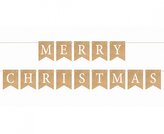 Girlanda papierowa Merry Christmas 10x13cm 250cm