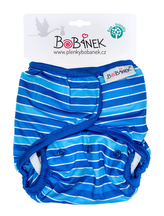Bobánek Svrchní kalhotky suchý zip - Modré proužky