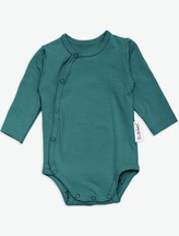 Bobánek Zavinovací body dlouhý rukáv - Tmavě zelená - 56