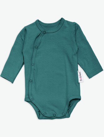 Bobánek Zavinovací body dlouhý rukáv - Tmavě zelená - 56