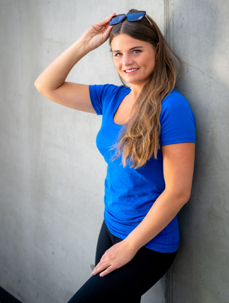 Bobánek Dámské tričko UniFit krátký rukáv - Královsky modré - S Bobánek Dámské tričko UniFit krátký rukáv - Královsky modré - S