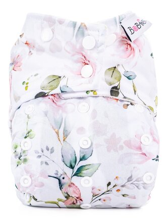 Bobánek Kapsová AIO plenka Premium patentky - Kolibříci