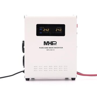 Napěťový měnič MHPower WPU-300-12 UPS, 300W, čistý sinus, 12V