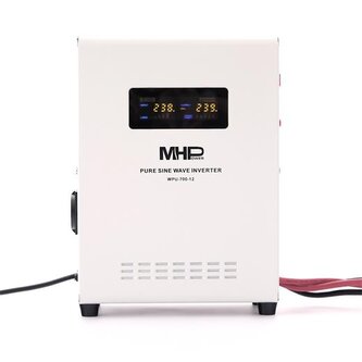 Napěťový měnič MHPower WPU-700-12 UPS, 700W, čistý sinus, 12V