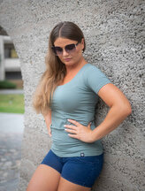 Bobánek Dámské tričko UniFit krátký rukáv - Mentolové - M