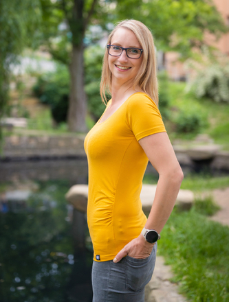 Bobánek Dámské tričko UniFit krátký rukáv - Hořčicové - S Bobánek Dámské tričko UniFit krátký rukáv - Hořčicové - S