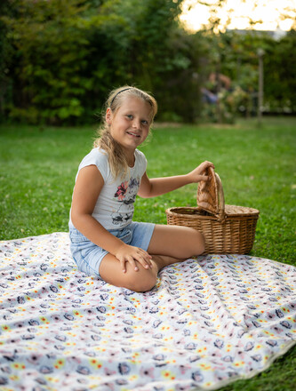 Bobánek Nepromokavá deka extra jemná univerzální - Zvířátka 150 x 150 cm jemný PUL