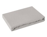 Jersey napínací prostěradlo GOLD stříbrná, různé rozměry, 100% bavlna, MyBestHome