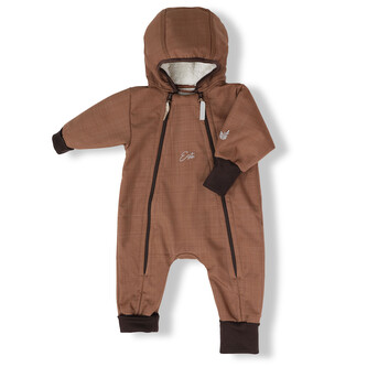 Rostoucí zimní softshellová kombinéza Lamb Brown; Barva: hnědá; Velikost: 74 - 80