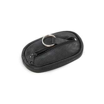 Kožená klíčenka Arwel 0366­ - černá