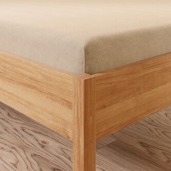 Jersey napínací prostěradlo DREAMY béžová různé rozměry, 100% bavlna, MyBestHome