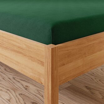 Jersey napínací prostěradlo DREAMY zelená různé rozměry, 100% bavlna, MyBestHome