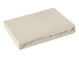 Jersey napínací prostěradlo GOLD béžová, různé rozměry, 100% bavlna, MyBestHome