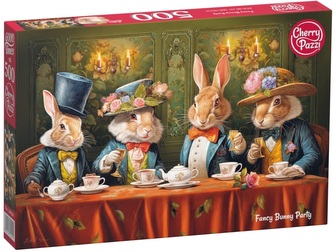 Puzzle 500d. Cherry Pazzi Elegantní králíčí párty