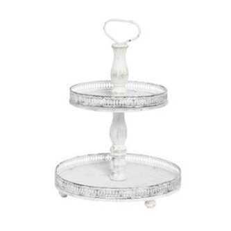 Dekorační 2patrový stojan 371570