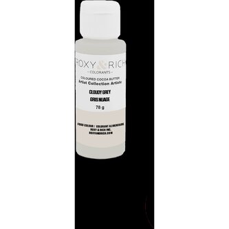 Kakaové máslo barevné 78g cloudy grey - Roxy and Rich