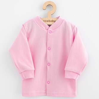 Kojenecký bavlněný kabátek New Baby Happy Elephant pink - velikost 74 (6-9m)