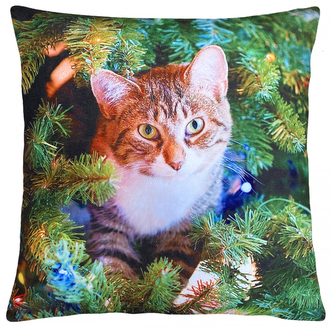 Vánoční polštář XMAS CAT II. 40x40 cm Mybesthome
