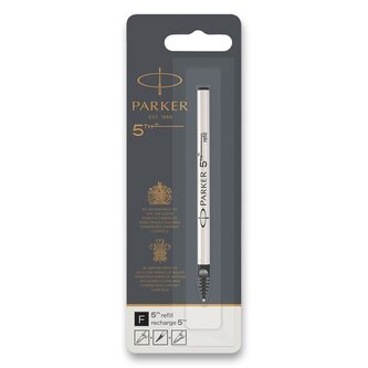 Náplň Parker 5TH F, blistr, výběr barev černá, F