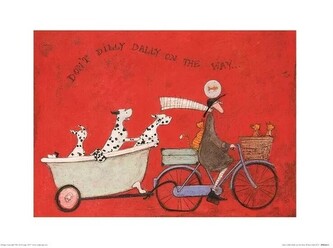 Umělecký tisk Sam Toft - Don‘t Dilly Dallly on the Way, 40 × 30 cm