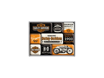 Nekupto Sada magnetů Harley-Davidson - Genuine Motorcycles NA83133