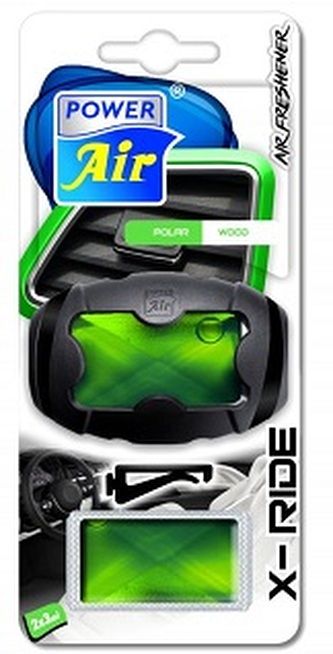 POWER Air - membránový osvěžovač do ventilátoru X-RIDE Polar Wood